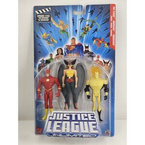 2005 JUSTICE LEAGUE * THE FLASH, HAWKGIRL, WAVERIDER*